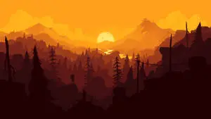 مغامر Firewatch مشمس بدقة 4K