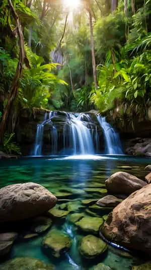 A Hidden Gem – Waterfall and River Oasis
