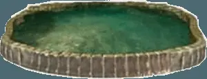 Aerial View Artificial Water Body