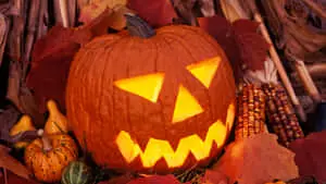 Aesthetic Autumn Halloween Illuminated Lantern