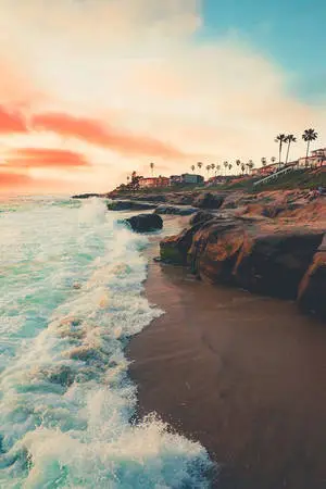 Aesthetic Beach Dark Sand