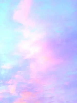 Aesthetic Sky Pastel Fluffy Clouds Background