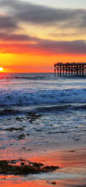 Spellbinding Sunset at Malibu Beach