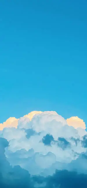 Cloudy Sky Light Blue Aesthetic iPhone