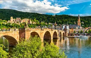 Cloudy Sky Over Heidelberg Castle