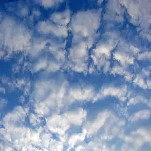 Cumulative Cirrocumulus Clouds