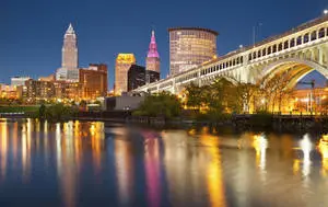 Majestic View of Detroit-Superior Bridge, Ohio