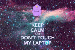 Don't Touch My Computer Galaxy Design