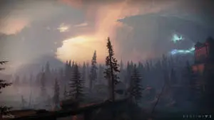 Ethereal Forest Landscape