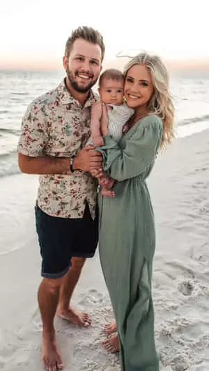 Spending quality time together with a family beach day