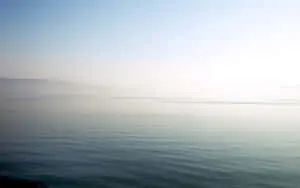 Foggy Ocean Natural Background