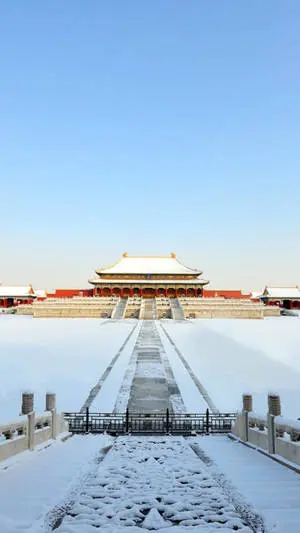 Forbidden City During Winter 