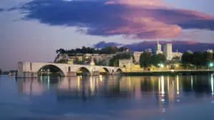 French Christian Avignon Bridge 