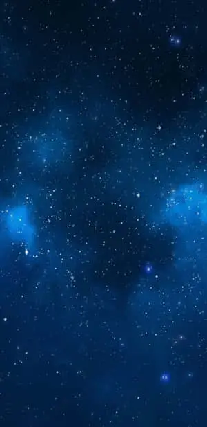Pale Gas Cloud In Galaxy Blue Aesthetic