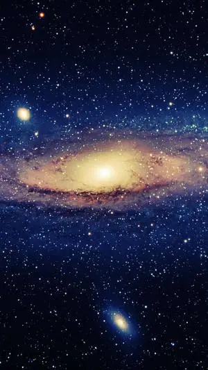 Glowing Galaxy In Space Universal