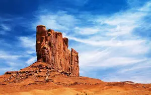 Huge Rock Desert In Sedona Arizona