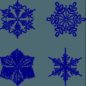 Intricate Snowflake Designs