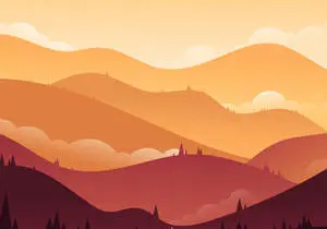iPad Pro 12.9 Red Orange Landscape 