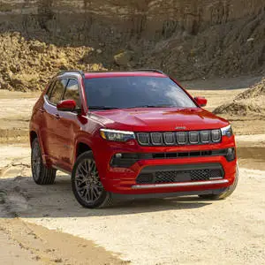 Jeep Compass Red Aesthetic At Desert