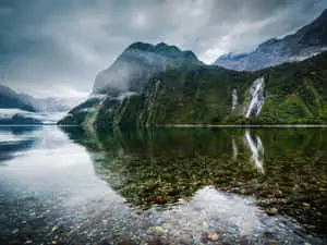 "Beautiful View of Lake" 