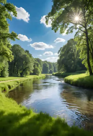 lake in the forest