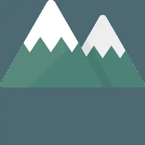 Minimalist Mountain Graphic