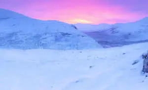 Enjoying the beauty of the mountain
