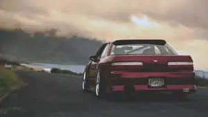 نيسان 180 إس إكس حمراء