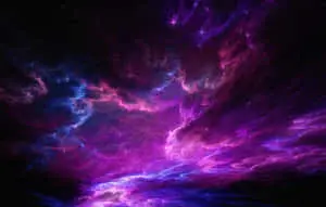 صورة تراكب مجرة سديم أرجواني