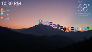 Rainmeter Widgets On Mountain