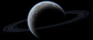 Ringed Planet In Space