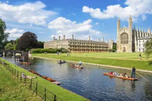 River Cam Of Cambridge University