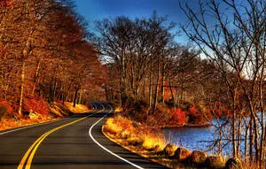 River View In The Road Side