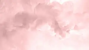 Rose Gold Desktop With Clouds