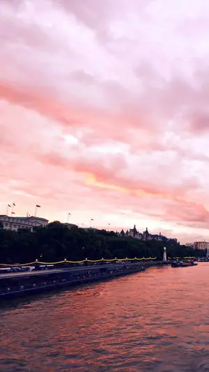 Rose Gold Tumblr Riverside Boat Port