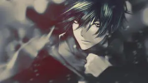 Sad Anime 4k Man Holding Scarf