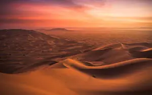صحراء المغرب الكبرى خلال الساعات الذهبية