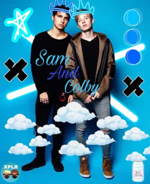 Sam And Colby Blue Clouds