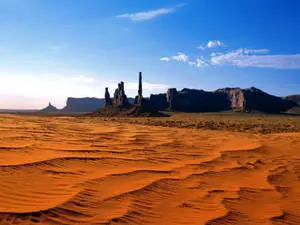 نمط الكثبان الرملية في وادي الموت