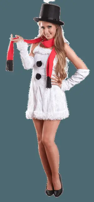 Snowman Inspired Costume Woman