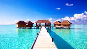 Enchanting Summer Island Maldives Background