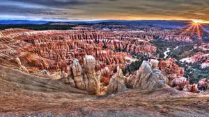 Sunset At Bryce Canyon