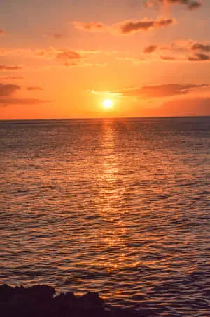 Sunset Beach Nice Waters Picture