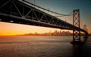 Sunset Over Oakland skyline