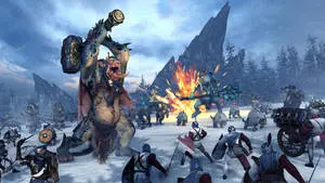 Intense Battle Scene in Total War: Warhammer Game