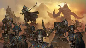 جيش الموتى الأحياء في Total War Warhammer يزحف من الهرم