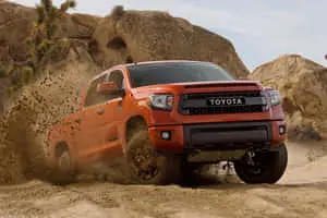 Toyota TRD Driving Through Rough Terrain