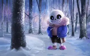 Sans from Undertale - Watercolor portrait 