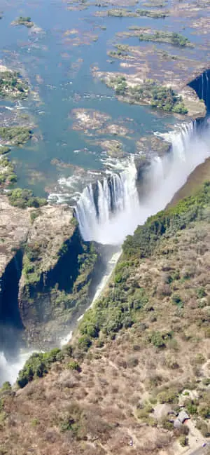 Victoria Falls Aerial View