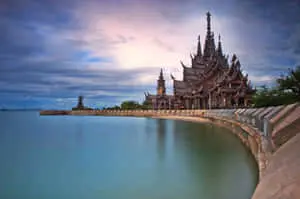 View Of The Sanctuary Of Truth From Coast